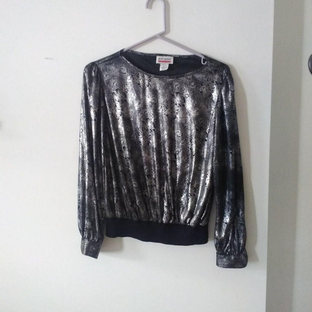 Sold Vintage Metallic Top